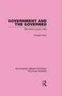 Government and the Governed (Routledge Library Editions: Political Science Volume 13) - eBook
