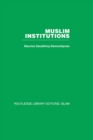 Muslim Institutions - eBook