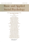 The Social Psychology of Aging : A Special Issue of basic and Applied Social Psychology - eBook