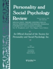 Theory Construction in Social Personality Psychology : Personal Experiences and Lessons Learned: A Special Issue of personality and Social Psychology Review - eBook