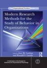 Modern Research Methods for the Study of Behavior in Organizations - eBook