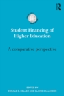 Student Financing of Higher Education : A comparative perspective - eBook