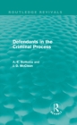 Defendants in the Criminal Process (Routledge Revivals) - eBook