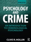 Psychology and Crime : An Introduction to Criminological Psychology - eBook