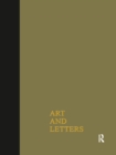 Art & Letters July-Winter 1918 : 2 Volumes - eBook