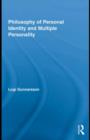 Philosophy of Personal Identity and Multiple Personality - eBook