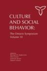 Culture and Social Behavior : The Ontario Symposium, Volume 10 - eBook