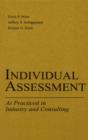 Individual Assessment : As Practiced in Industry and Consulting - eBook