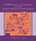 Children's Learning From Educational Television : Sesame Street and Beyond - eBook
