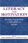 Literacy and Motivation : Reading Engagement in individuals and Groups - eBook