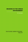 Meaning in the Urban Environment - eBook