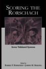Scoring the Rorschach : Seven Validated Systems - eBook