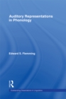 Auditory Representations in Phonology - eBook
