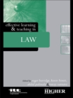 Effective Learning and Teaching in Law - eBook