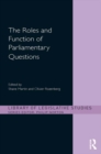 The Roles and Function of Parliamentary Questions - eBook