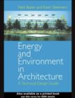 Energy and Environment in Architecture : A Technical Design Guide - eBook
