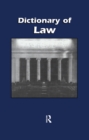 Dictionary of Law - eBook