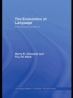 The Economics of Language : International Analyses - eBook