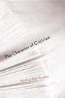 The Character of Criticism - eBook