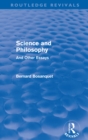 Science and Philosophy (Routledge Revivals) : And Other Essays - eBook