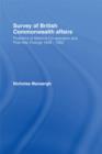 Survey of British Commonwealth Affairs : Problems of Wartime Cooperation and Post-War Change 1939-1952 - eBook