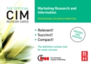 CIM Revision Cards Marketing Research and Information - eBook