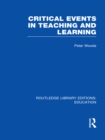Critical Events in Teaching & Learning - eBook