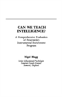 Can We Teach Intelligence? : A Comprehensive Evaluation of Feuerstein's Instrumental Enrichment Programme - eBook