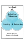 Handbook of Individual Differences, Learning, and Instruction - eBook