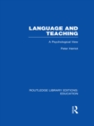 Language & Teaching : A Psychological View - eBook