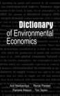 Dictionary of Environmental Economics - eBook