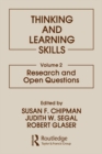 Thinking and Learning Skills : Volume 2: Research and Open Questions - eBook