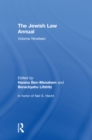 The Jewish Law Annual Volume 19 - eBook