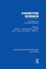 Cognitive Science : Contributions to Educational Practice - eBook