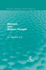 Marxism and Modern Thought - eBook