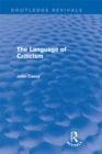 The Language of Criticism - eBook