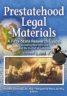 Prestatehood Legal Materials : A Fifty-State Research Guide, Including New York City and the District of Columbia, Volumes 1 & 2 - eBook