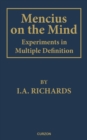 Mencius on the Mind : Experiments in Multiple Definition - eBook