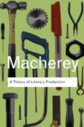 A Theory of Literary Production - eBook