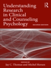 Understanding Research in Clinical and Counseling Psychology - eBook