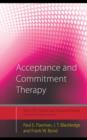 Acceptance and Commitment Therapy : Distinctive Features - eBook