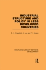 Industrial Structure and Policy in Less Developed Countries - eBook