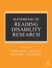 Handbook of Reading Disability Research - eBook