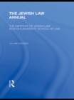 The Jewish Law Annual Volume 18 - eBook