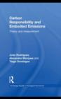 Carbon Responsibility and Embodied Emissions : Theory and Measurement - eBook