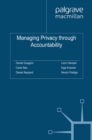Managing Privacy through Accountability - eBook
