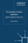 The Concept of Literary Application : Readers' Analogies from Text to Life - eBook