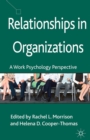 Relationships in Organizations : A Work Psychology Perspective - eBook