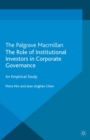 The Role of Institutional Investors in Corporate Governance : An Empirical Study - eBook