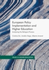 European Policy Implementation and Higher Education : Analysing the Bologna Process - eBook
